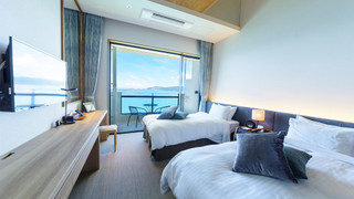 エグゼクティブ ルーム シングルベッド 2 台 禁煙 オーシャンフロント (with Extra Bed)