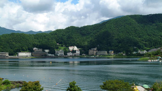 たまゆら湖側 展望風呂付き(沸かし湯) 和室12畳+6畳