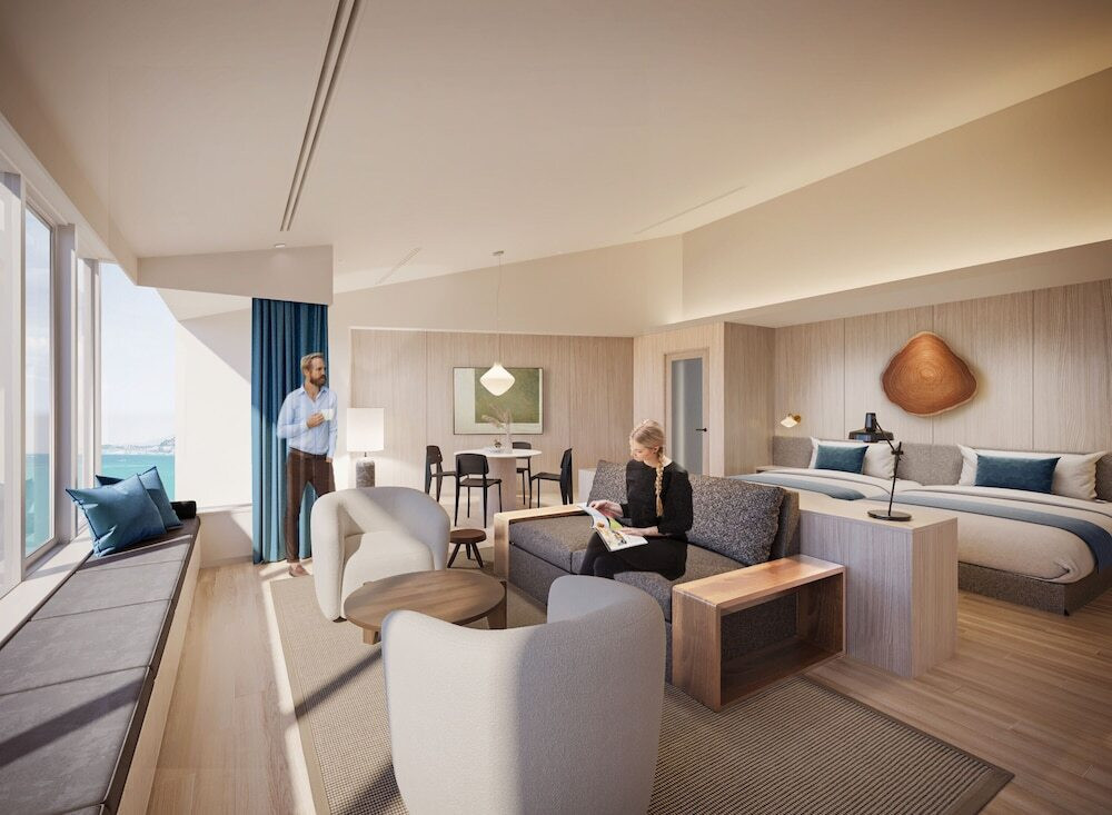 どこまでも続く空と水平線を望む、癒しのホテル3461307