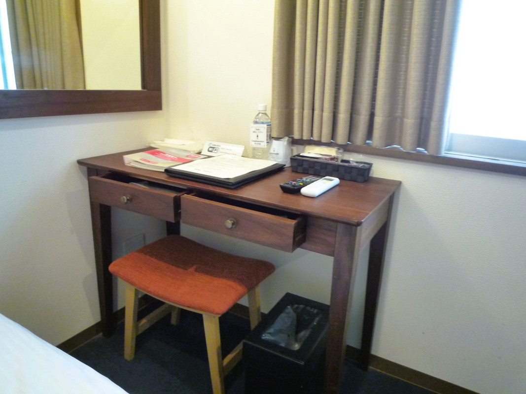 デスクとアメニティ