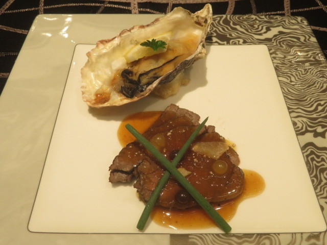 夕食料理の一部