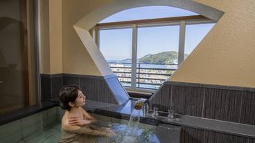 南館_魚魚夢_露天風呂付デラックス和洋室_露天風呂 / 19