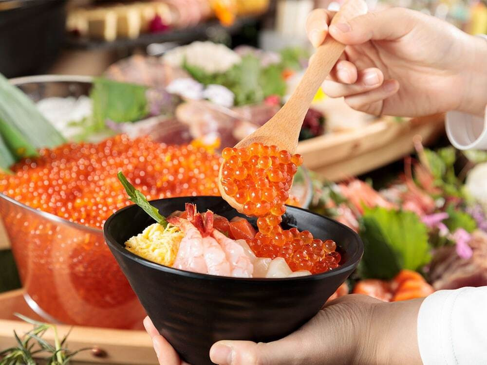 朝食ビュッフェ