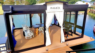 [ツインドーム] 水上テラス併設 (トイレ, シャワー付) 禁煙