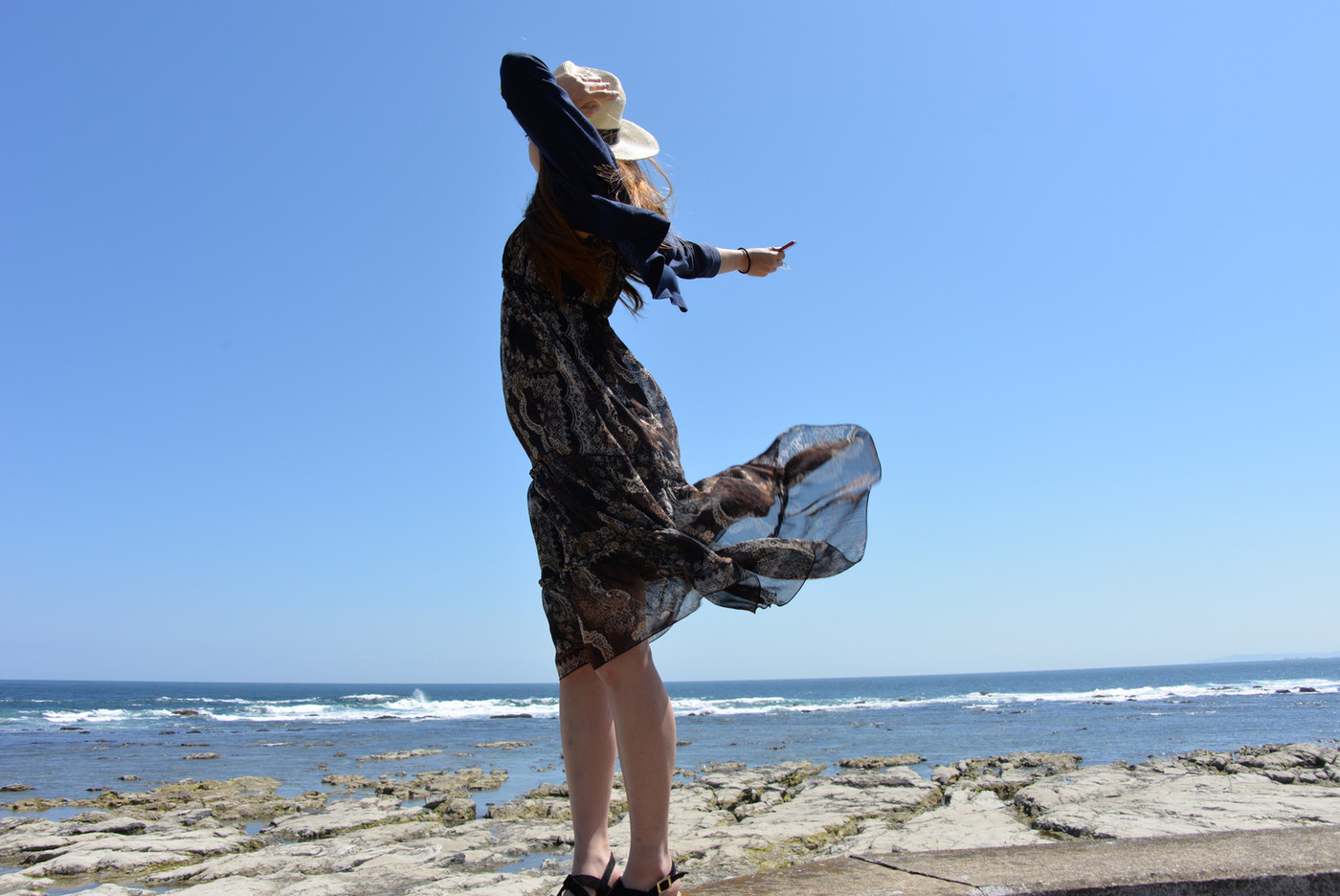 天気のいい日の海