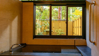 源泉かけ流し半露天風呂付【秋の館・特別室／蓬莱の間】禁煙