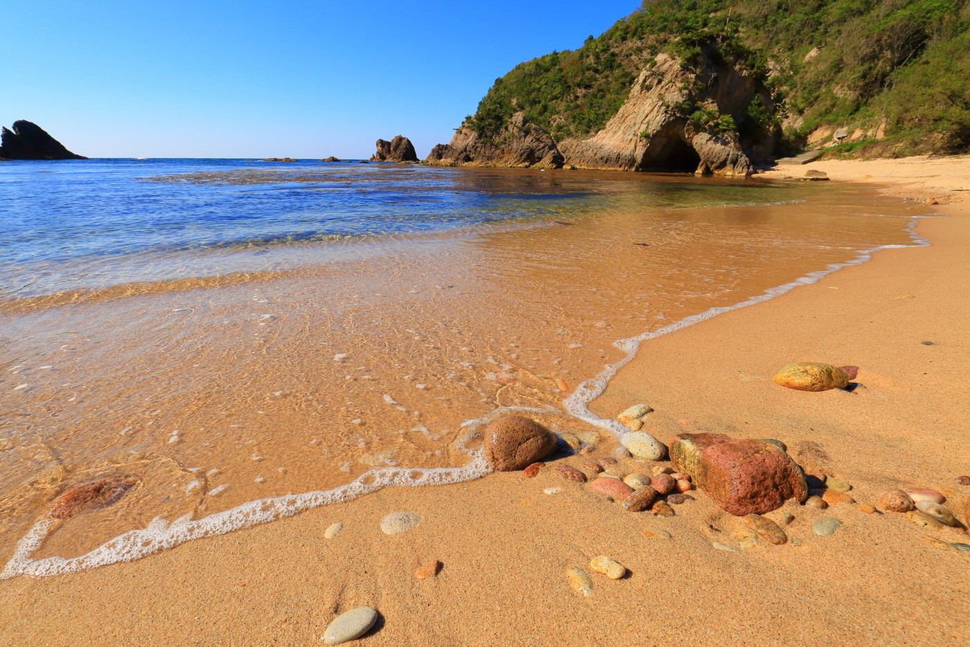 浦富海岸で撮影しました!