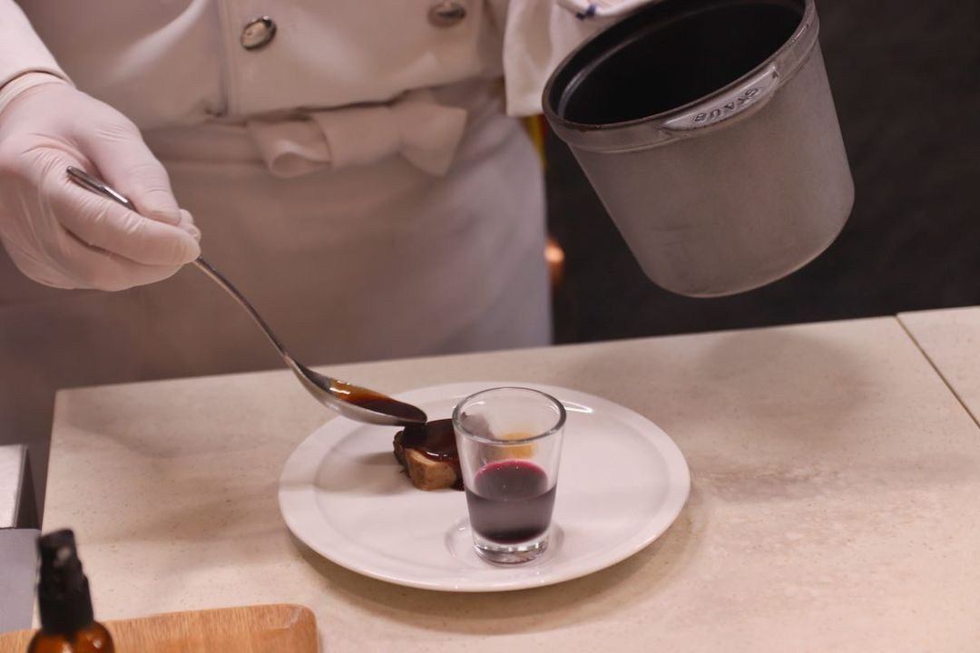 ハイクオリティな朝食のライブキッチンメニュー