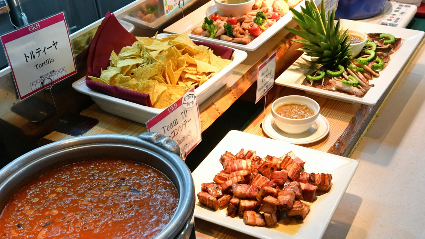 バイキングレストラン麦畑／料理一例