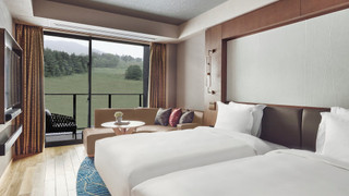 クラシック ルーム ダブルベッド 2 台 マウンテンビュー