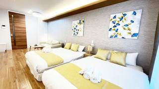 スーペリア ファミリールーム 202号室 禁煙  (ソファベッド用の寝具は部屋に常備していない為 事前にリクエストが必要)