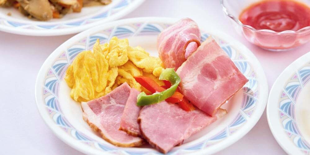 朝食ビュッフェ