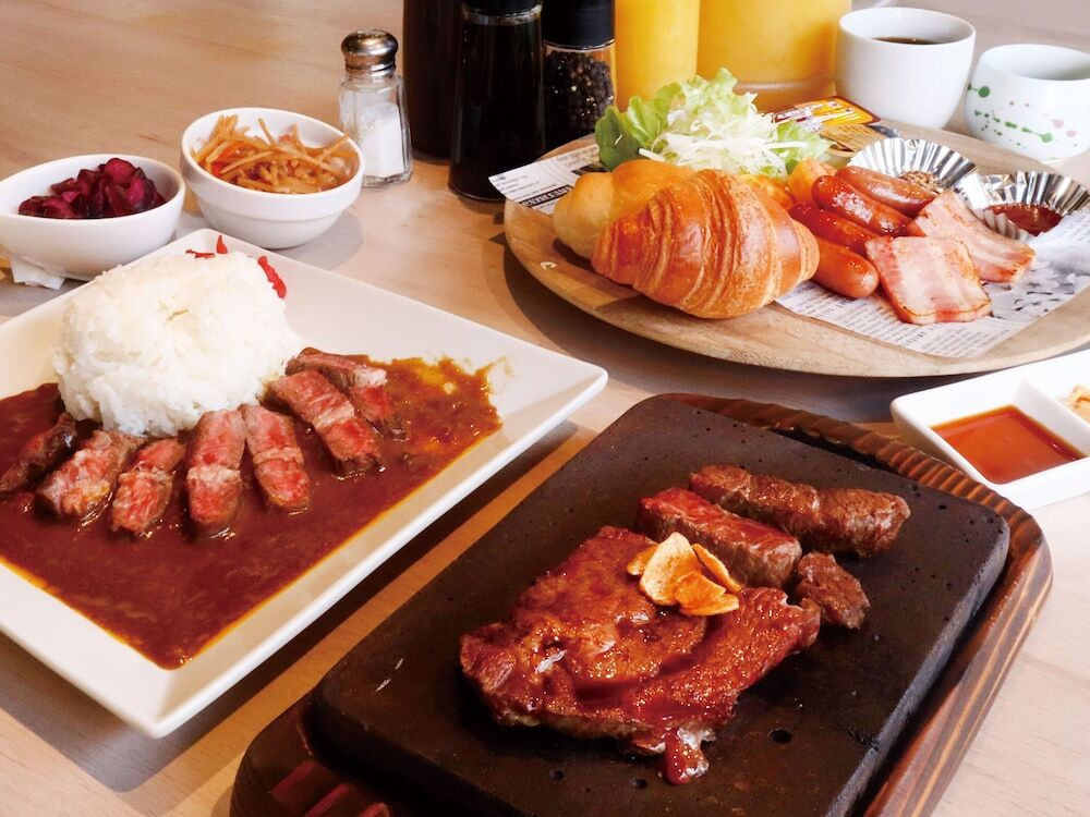 美味しいモーニングステーキでパワー充電3444504