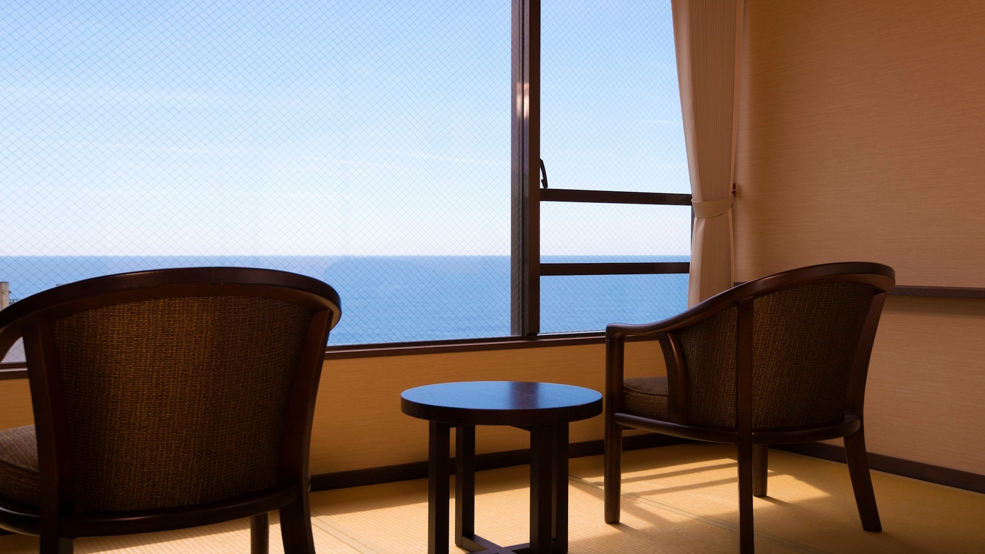 オーシャンビューの客室