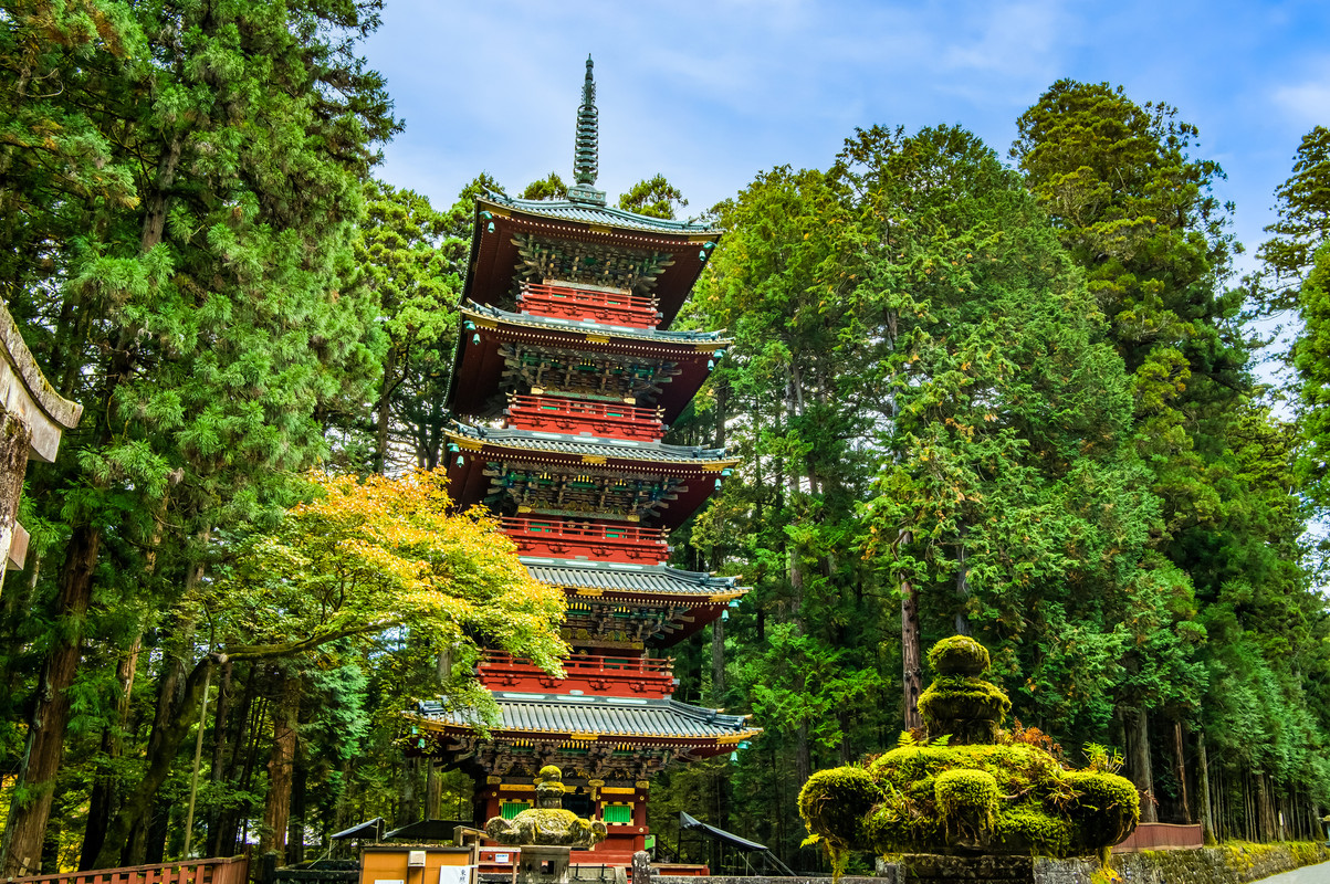 日光東照宮の五重塔