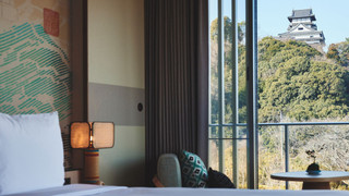 スタンダード ルーム シングルベッド 2 台 (Castle View, Furnished Balcony)
