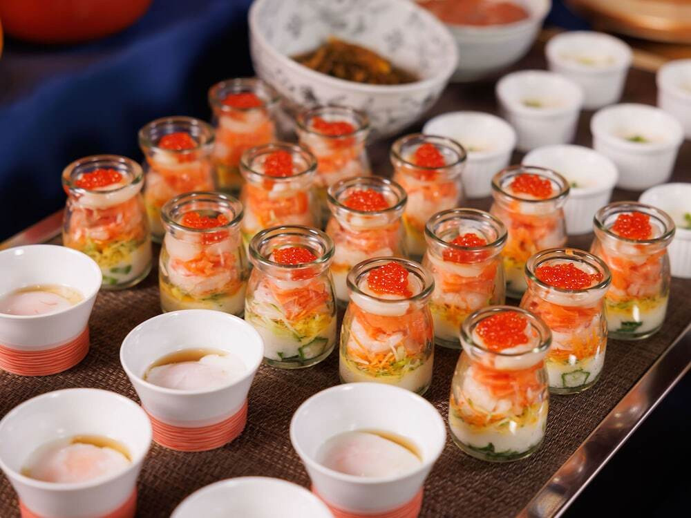 朝食ビュッフェ