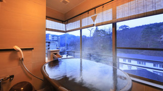 Japanese-Western style room with hot spring bath