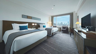 [エグゼクティブフロア] タワーサイド デラックスツインルーム (禁煙) 東京タワービュー, 専用ラウンジ利用＋サウナ利用込