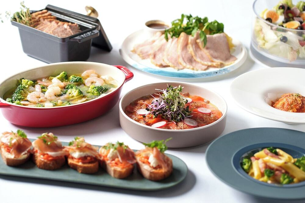 朝食ビュッフェ