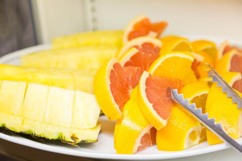 朝食ビュッフェ