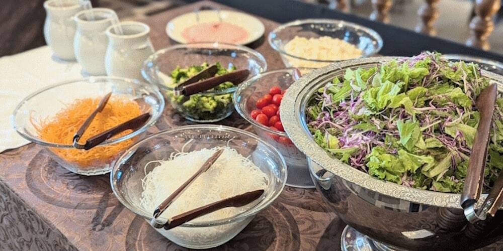 朝食ビュッフェ