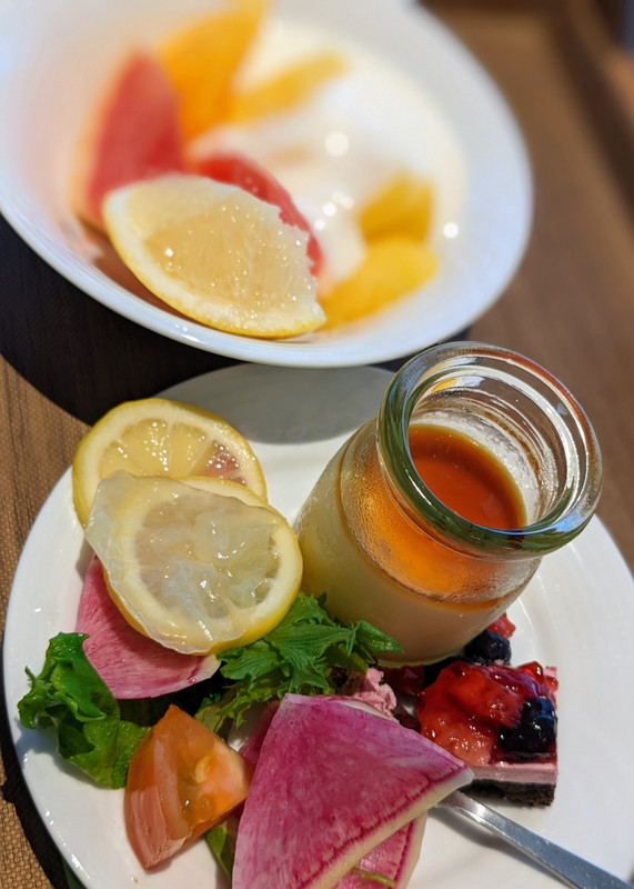 朝食のデザート・ティラミスが美味しかった