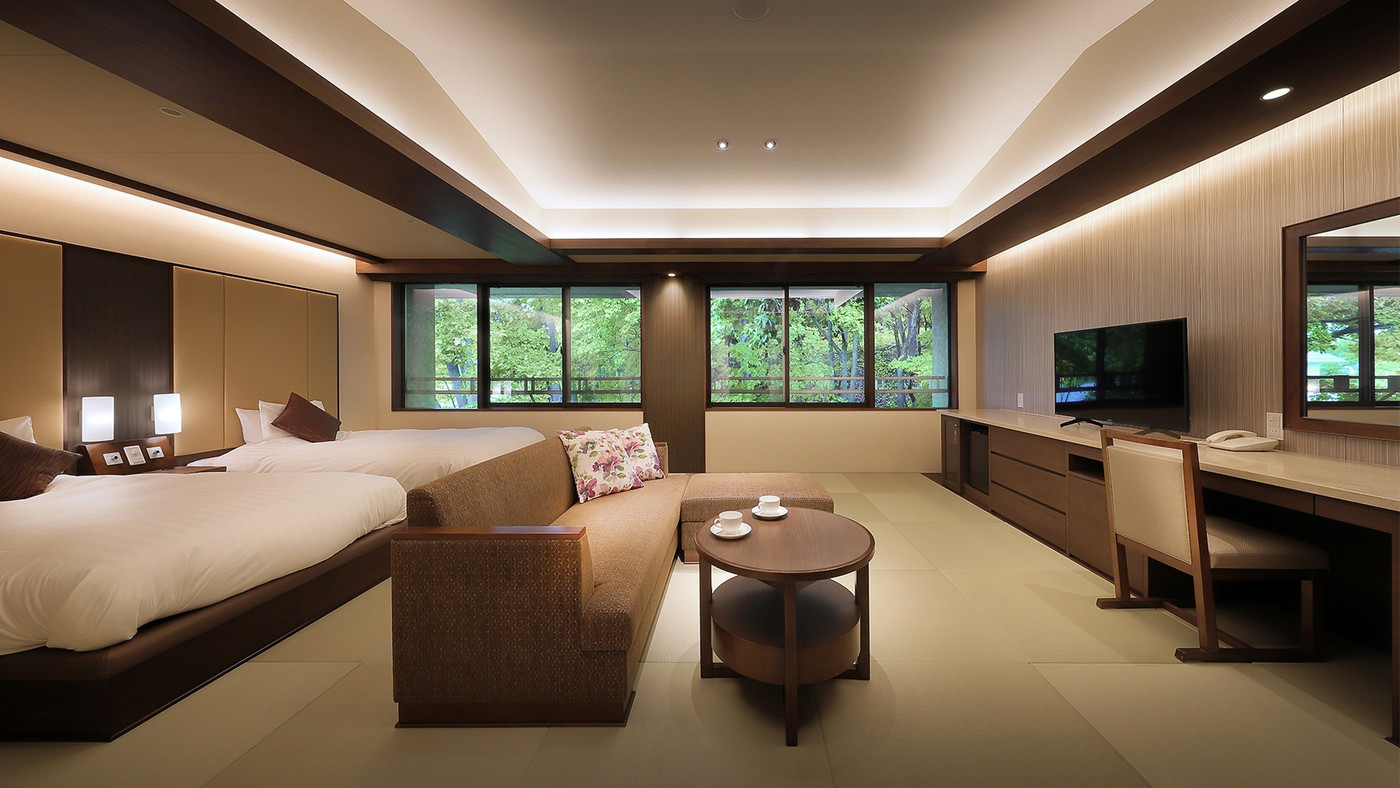 清潔感のある和モダンなお部屋で快適ステイ3954842