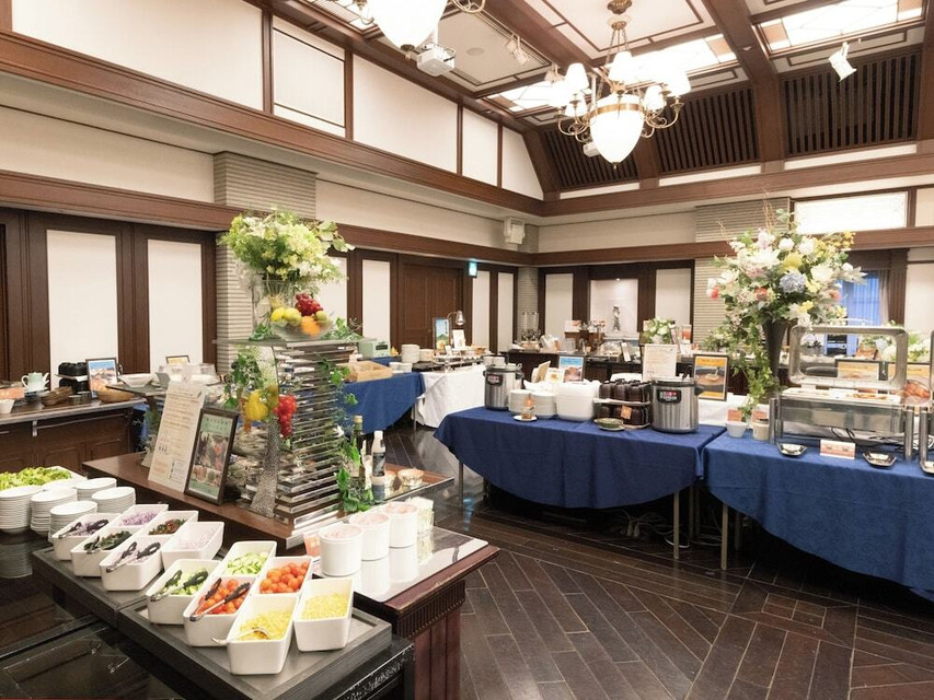 朝食会場