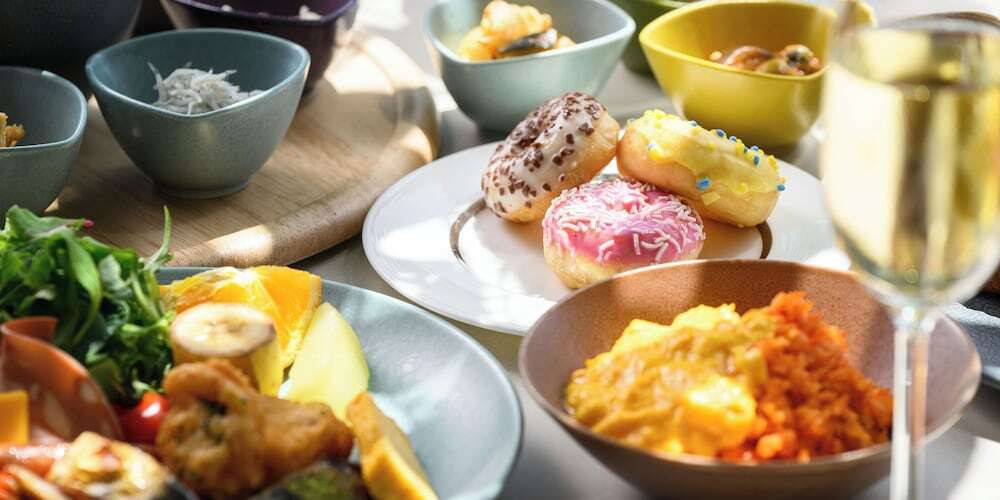 朝食ビュッフェ