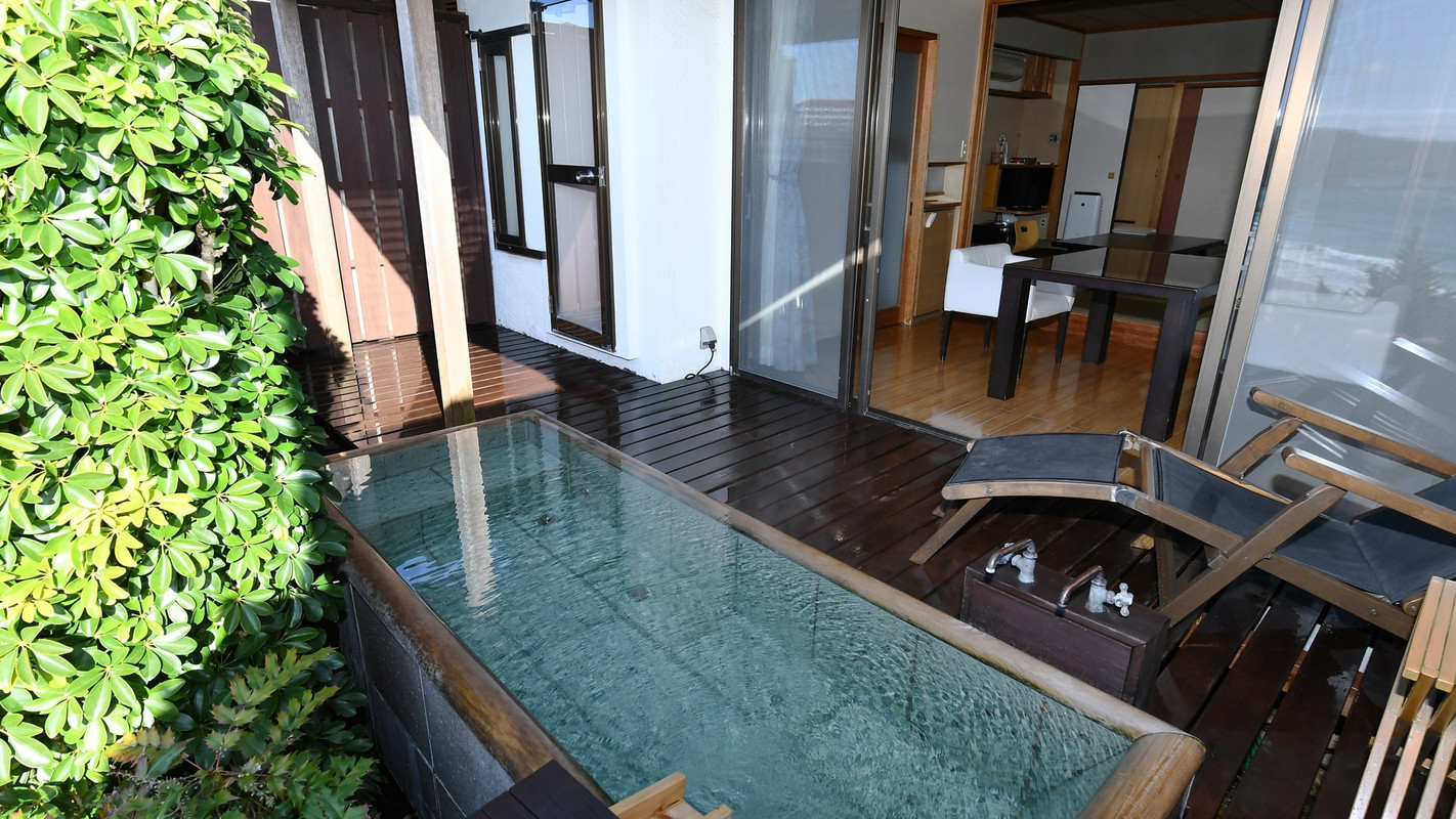 客室露天風呂一例⑤
