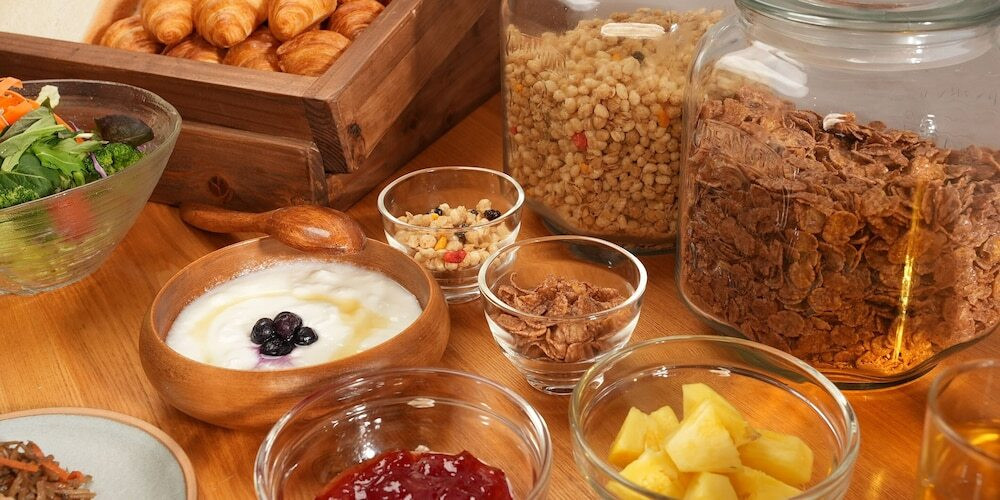 朝食ビュッフェ