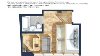 アパートメント ダブルベッド 2 台 禁煙