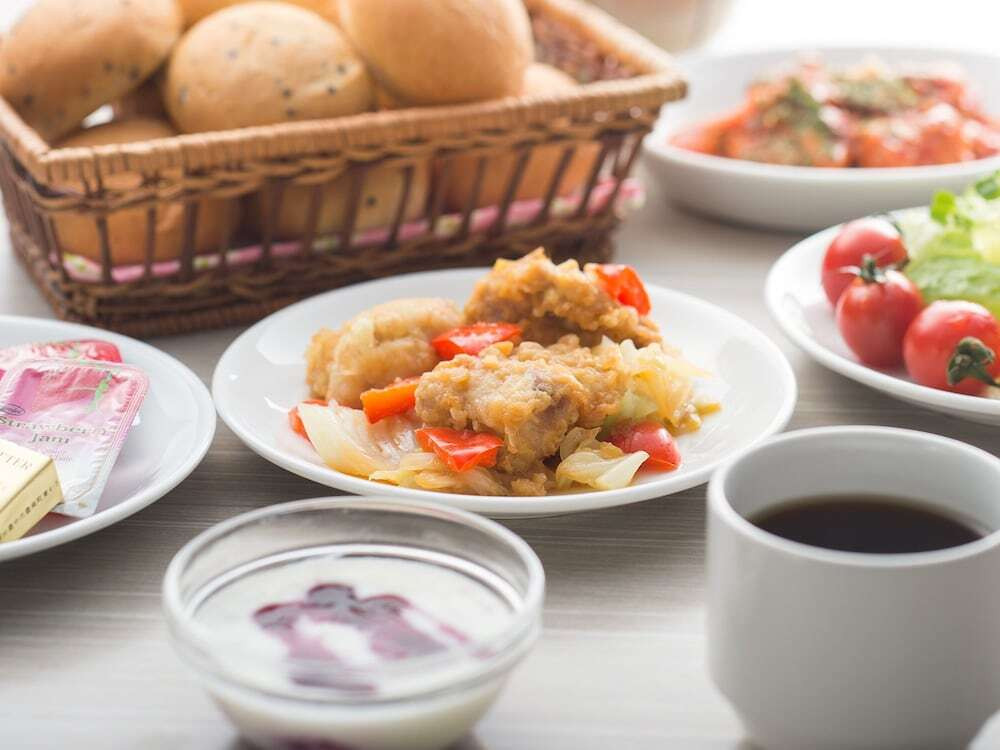 朝食ビュッフェ