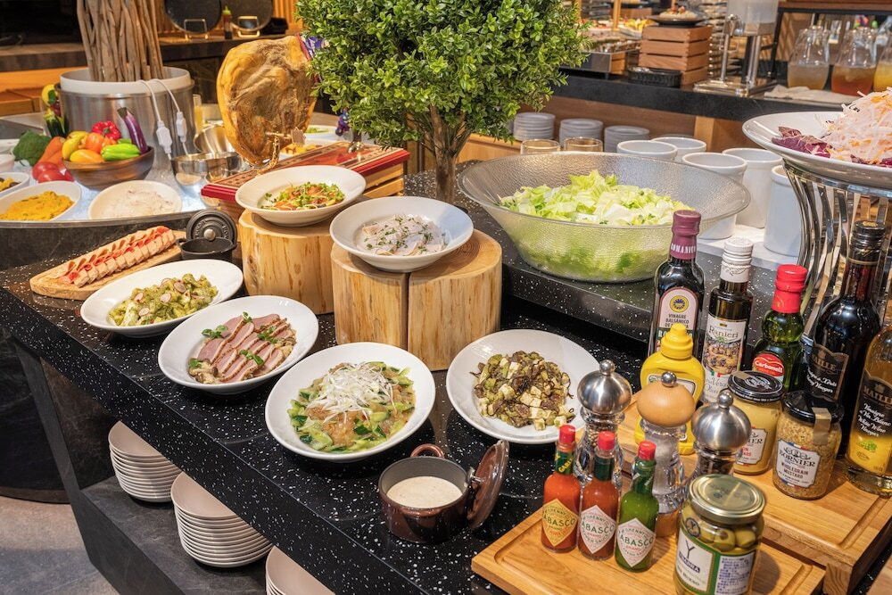 朝食ビュッフェ