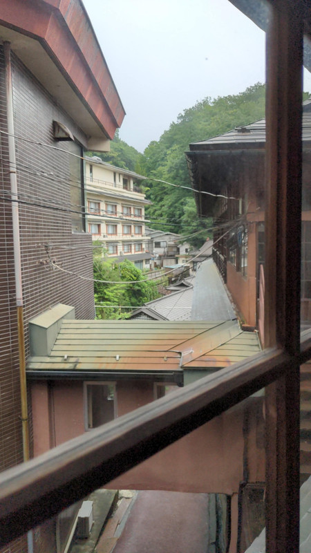 本館との渡り廊下からの眺望