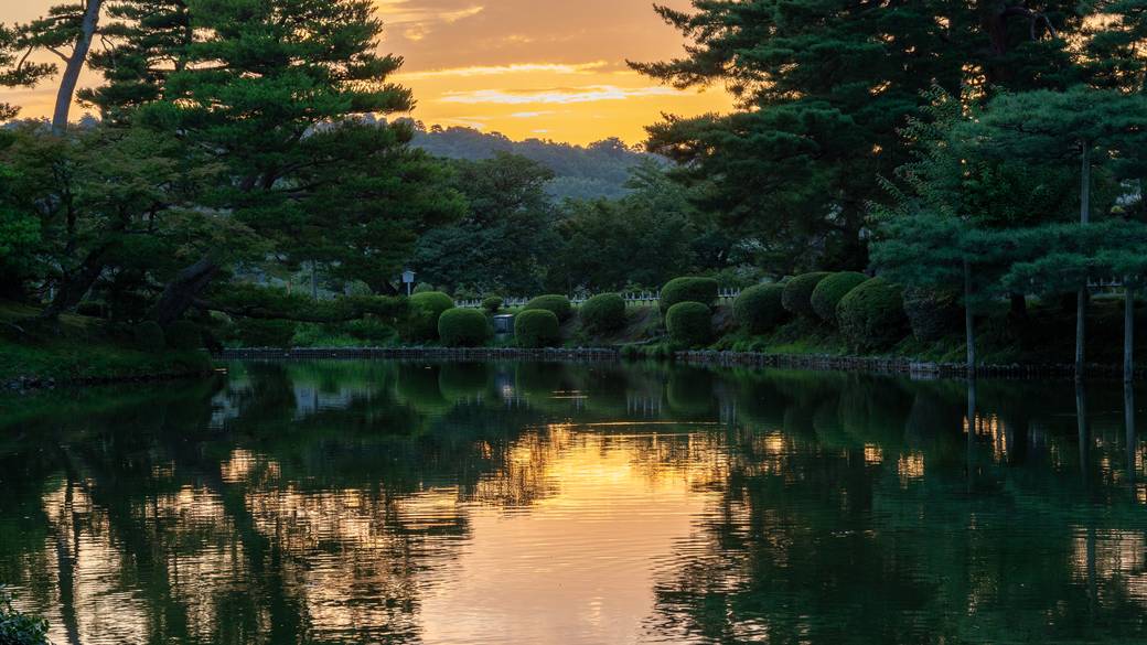 朝の「兼六園」 / 5