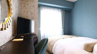 【禁煙】セミダブルルーム/ベッド幅140cm×1台/2名まで/12㎡