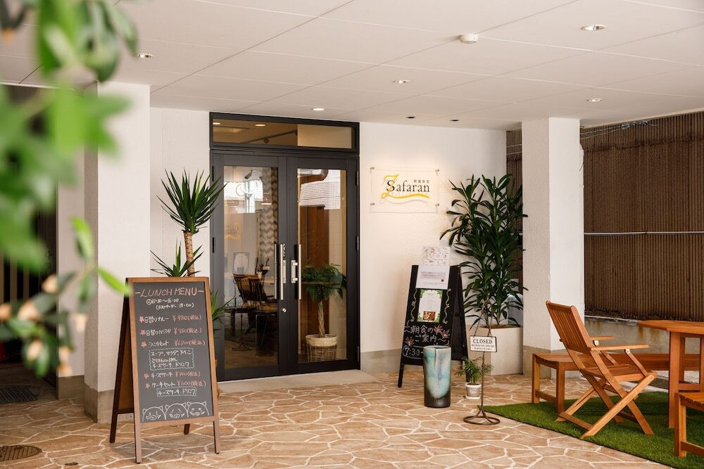 屋外ダイニングエリア