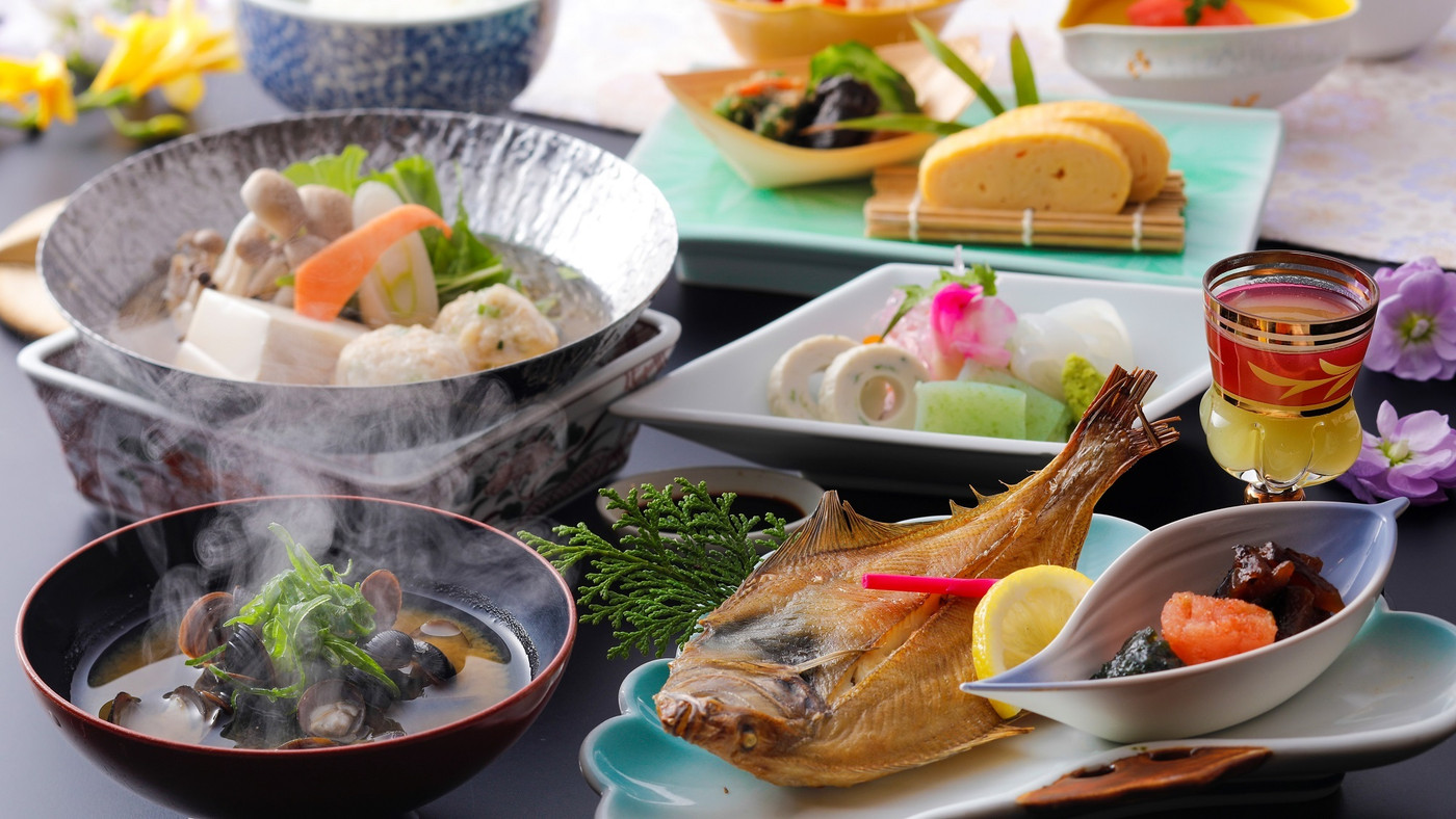 しじみやカニなど季節のお味噌汁も♪純和風の朝ごはんで目覚める4022374