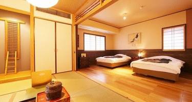 心和む檜の露天風呂付　京間6畳＆ツイン特別和洋室【36平米】