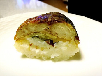 「若狭小浜 丸海 小浜本店」 料理 61825952 鯖とシャリの比率が半々です！