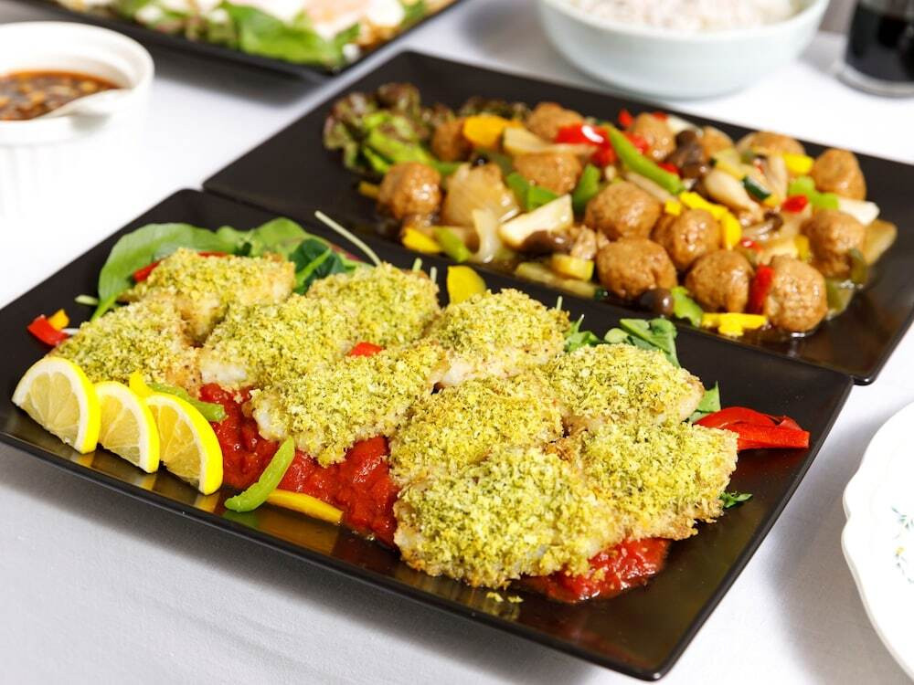 朝食ビュッフェ