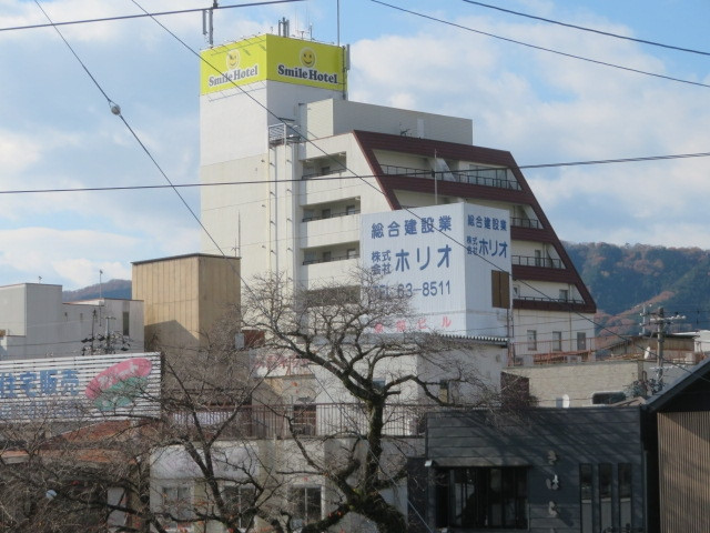 名張駅ホームから見えます
