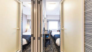 [シングル×シングル] コネクトルーム22㎡ 1-2名 [禁煙室]