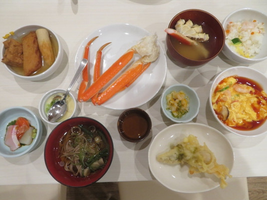 夕食の一部