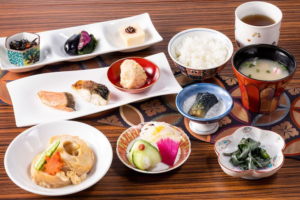 朝食一例／和食の盛り付け