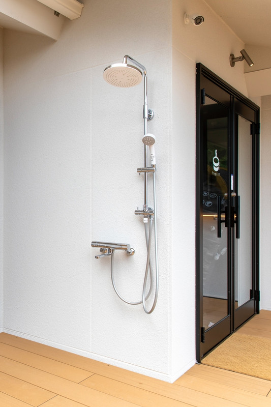 ヘルシンキのシャワー