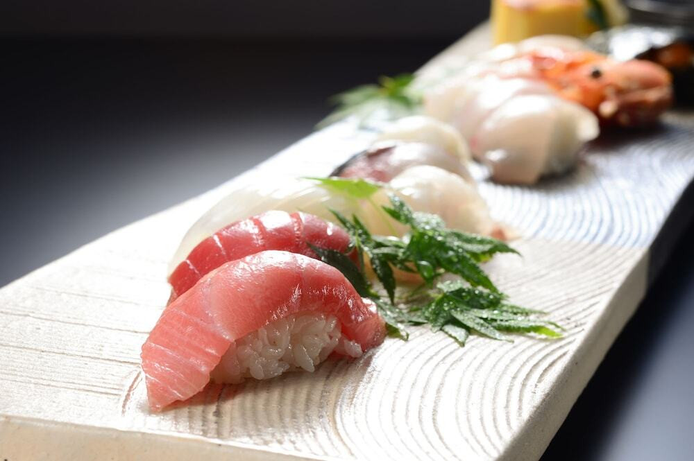 夕食の寿司