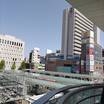 新潟駅万代口から見るホテル。